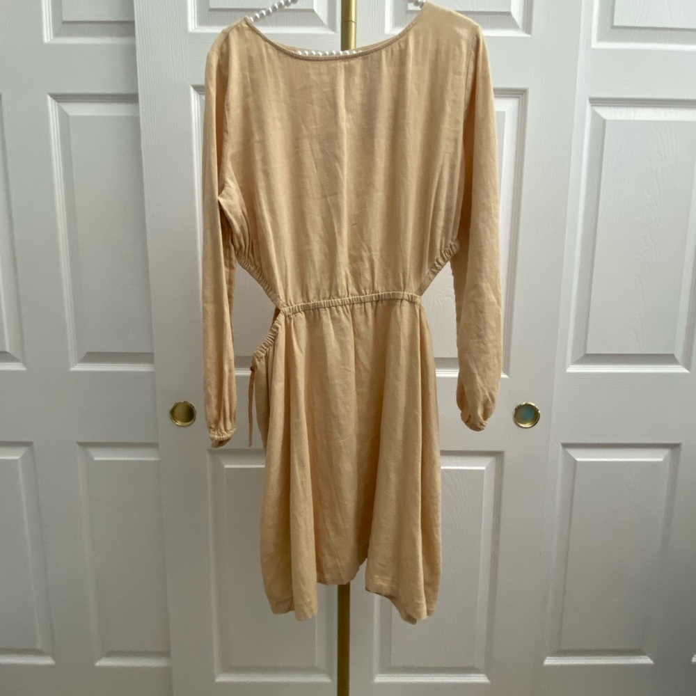 Universal Thread Beige Long Sleeve Dress